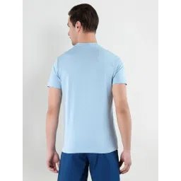 U.S. Polo Assn. Sky Blue Cotton Regular Fit Lounge T-Shirt image 2