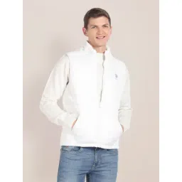 U.S. Polo Assn. Snow White Regular Fit Quilted Hooded Jacket-picture-35