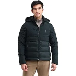 u.s. polo assn. Solid Hooded Puffer Jacket-picture-41