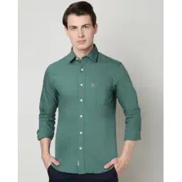 u.s. polo assn. Tailored Fit Shirt with Embroidered Logo-picture-36