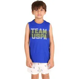 u.s. polo assn. Typographic Print Round-Neck T-shirt-picture-26