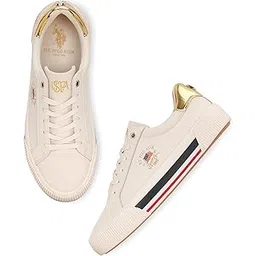 u.s. polo assn. U.S Polo Assn. Women Beverly 3.0 Solid Brand Logo Printed Sneakers-picture-14