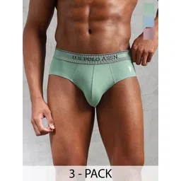 u.s. polo assn. U.S. Polo Assn.Pack Of 3 Men Low-Rise Basic Briefs OEB15-BDP-P3-picture-37