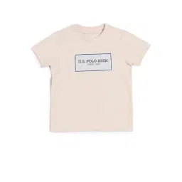 u.s. polo assn. US Polo Kids Boys Beige Cotton Printed T-Shirt-picture-33