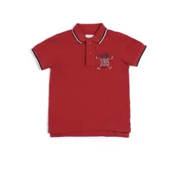 u.s. polo assn. US Polo Kids Boys Red Cotton Embroidery Polo T-Shirt-picture-24