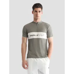 u.s. polo assn. Uspa Active Sports Brand Embossed Regular Fit Active Polo Shirt-picture-27