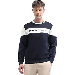 u.s. polo assn. USPA Active Sports Men's Brand Printed Gorpcore Sweatshirt-picture-12