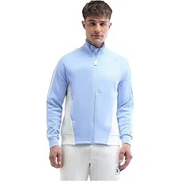 u.s. polo assn. USPA Active Sports Men's Solid Regular Fit Space Dust Sweatshirt-picture-41