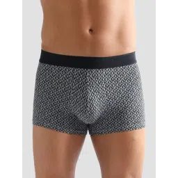 u.s. polo assn. USPA Innerwear Grey Cotton Regular Fit Printed Trunks-picture-26