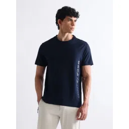 u.s. polo assn. USPA Sport Blue Regular Fit Logo Printed Sports T-Shirt-picture-45