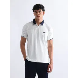 u.s. polo assn. USPA Sport White Slim Fit Sports Polo-picture-44