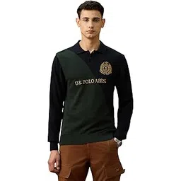 u.s. polo assn. U.s.Polo Association Men's Brand Embroidered Varsity Theatre Sweater-picture-31