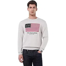 u.s. polo assn. U.s.Polo Association Men's Brand Patterned Knit Regular fit Sweater-picture-32