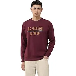 u.s. polo assn. U.s.Polo Association Men's Brand Printed Regular fit Sweatshirt-picture-31