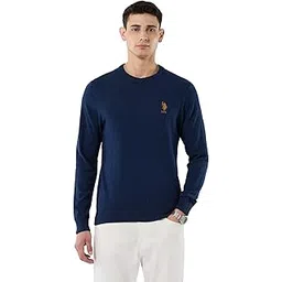 u.s. polo assn. U.s.Polo Association Men's Heathered Regular fit Sweater-picture-37