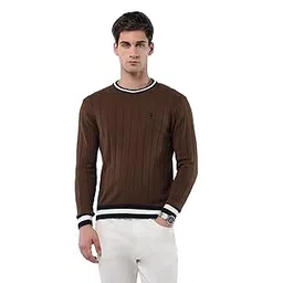 u.s. polo assn. U.S.Polo Association Men's Vertical Striped Patterned Knit Sweater-picture-37