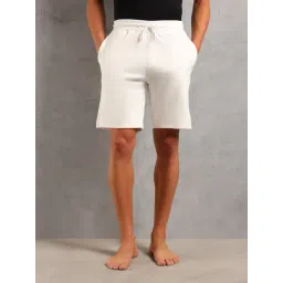 U.S. Polo Assn. White Cotton Regular Fit Lounge Shorts-picture-41