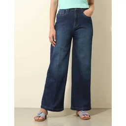 u.s. polo assn. Women Loose Fit High Rise Blue Jeans-picture-13