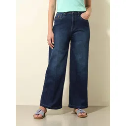 u.s. polo assn. Women Loose Fit High Rise Blue Jeans-picture-11