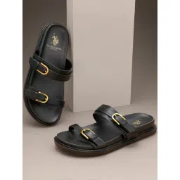 U.S. Polo Assn. Women's Black Casual Sandals-picture-23