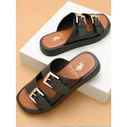 U.S. Polo Assn. Women's Black Casual Sandals-picture-33