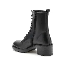 U.S. Polo Assn. Women's Black Derby Boots image 4