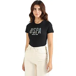 u.s. polo assn. Women's Cotton Printed Loose Fit T-Shirt-picture-45