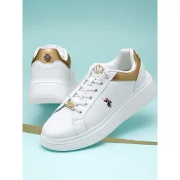 U.S. Polo Assn. Women's ELSIE 3.0 White solid Sneakers-picture-13