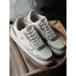 U.S. Polo Assn. Women's Off White Sneakers-picture-42