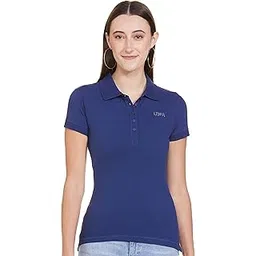 u.s. polo assn. Women's Solid Classic Fit Polo Shirt-picture-27