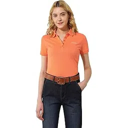 u.s. polo assn. Women's Solid Regular Fit Polo Shirt-picture-31