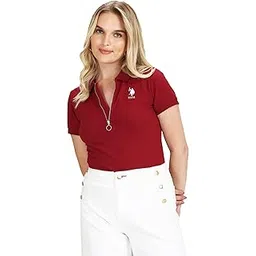 u.s. polo assn. Women's Solid Regular Fit T-Shirt-picture-41