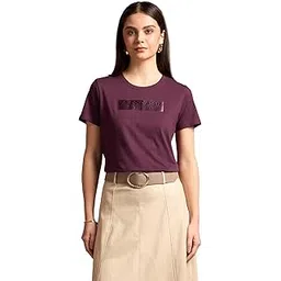 u.s. polo assn. Women's Solid Regular Fit T-Shirt-picture-12