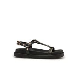 U.S. Polo Assn. Women's SOOMIN Black Back Strap Sandals-picture-48