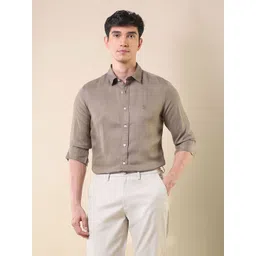 U.S. Polo Assn. X Pacho Men Tailored Fit Spread Collar Solid Casual Shirt-picture-34
