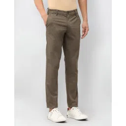u.s. polo assn. U.S.Polo Association Men's Austin Slim Fit Satin Trousers (USTRO096A_Brown_30) image 3