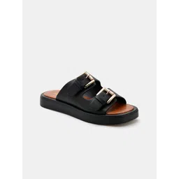 U.S. Polo Assn. Women Open Toe Flats with Buckles-picture-27