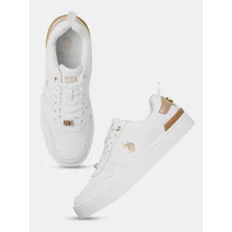 U.S. Polo Assn. Women Round Toe Lace-Ups Sneakers-picture-35