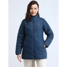 U.S. Polo Assn. Women Solid Longline Puffer Jacket-picture-20