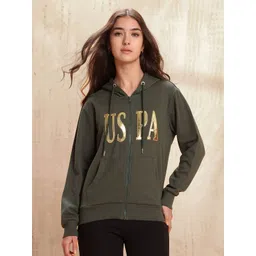 U.S. Polo Assn. Women Women Printed Hooded Sweatshirt-picture-35