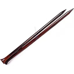 US Size 10.5 - Metric Size 7mm Rosewood Premium Knitting Needle | Handmade Exquisite Natural Wood Craft Knitting Supplies & Accessories | Nagina International (12-7mmRR)-picture-19