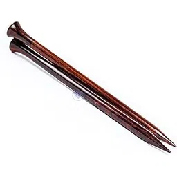 US Size 19-14" Rosewood & Maple Crafted Premium Yarn Knitting Needles | Stitching Accessories & Supplies | Nagina International (Rosewood, 16mm)-picture-17