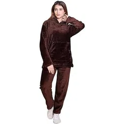 us trendz Winter Wool Nightsuit for Women – Soft & Cozy Full Sleeve Pajama Set-picture-35
