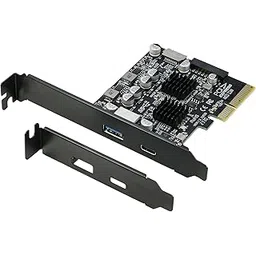 USB 3.1 PCIe Card, RIITOP PCI-e 3.0 to USB3.2 Gen1 Adapter (10Gbps) Expands to 20Pin + Type-E + 1xUSB 3.0 + 1x USB C-picture-12
