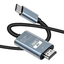 USB Type C to HDMI 6.6FT 4K@30Hz, 2K@144Hz Resolution, 48Gbps Ultra High Speed Cord for Laptop, MacBook Pro/Air, Ps5, Chromebook, TV, iPad & Tab 2 Meter-picture-12