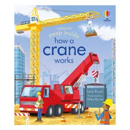 Usborne Peep Inside How a Crane Works By Lara Bryan - English-picture-25