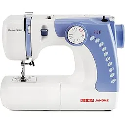 Usha Janome Dream Stitch Automatic Zig-Zag Electric Sewing Machine (White and Blue)-picture-17