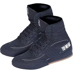 USI UNIVERSAL Boxing Shoes, 701S Shuffle Boxing Boots, Boxing Shoes for Men & Women, Mesh & Nubuck PU Upper, Strong Rubber Grip Sole (Size 10) Black-picture-16