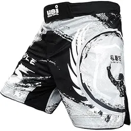 usi universal Men's Unbeatable Boxer Shorts TUF Stretch, 411HBR (L,Black-White)-picture-20