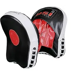 USI UNIVERSAL THE UNBEATABLE 627CB Immortal Leather Focus Pads Curved Padded Pads for Boxing & Martial Arts Training Fitness Training Punching Focus Target Pads For Men & Women (1 Pair)-image-42